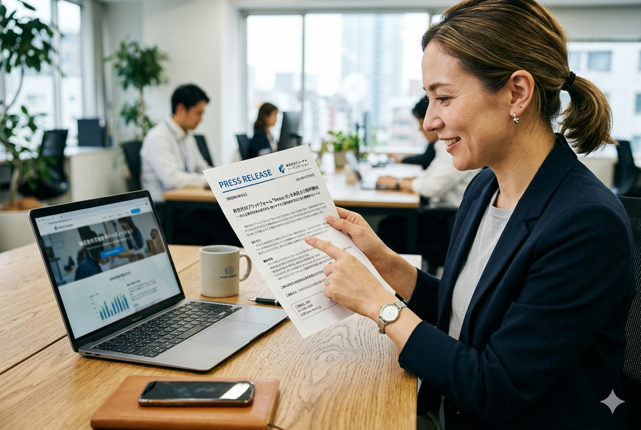プレスリリース制作配信